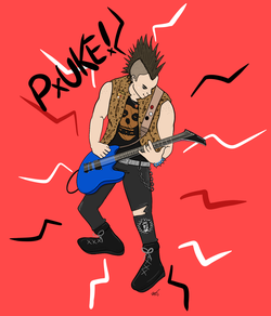 PxUKE, Mohawk, Guitar, Rad